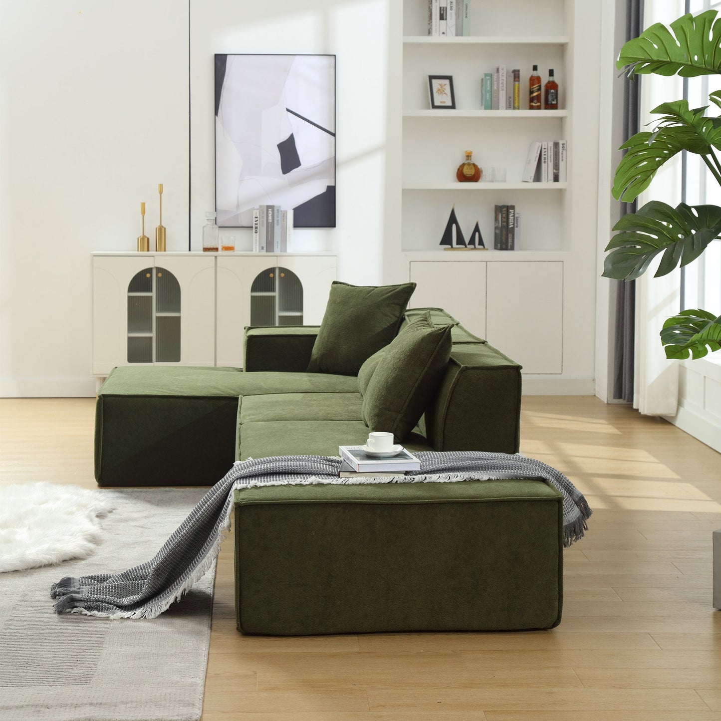 Modular combination living room sofa set, modern minimalist sofa, free