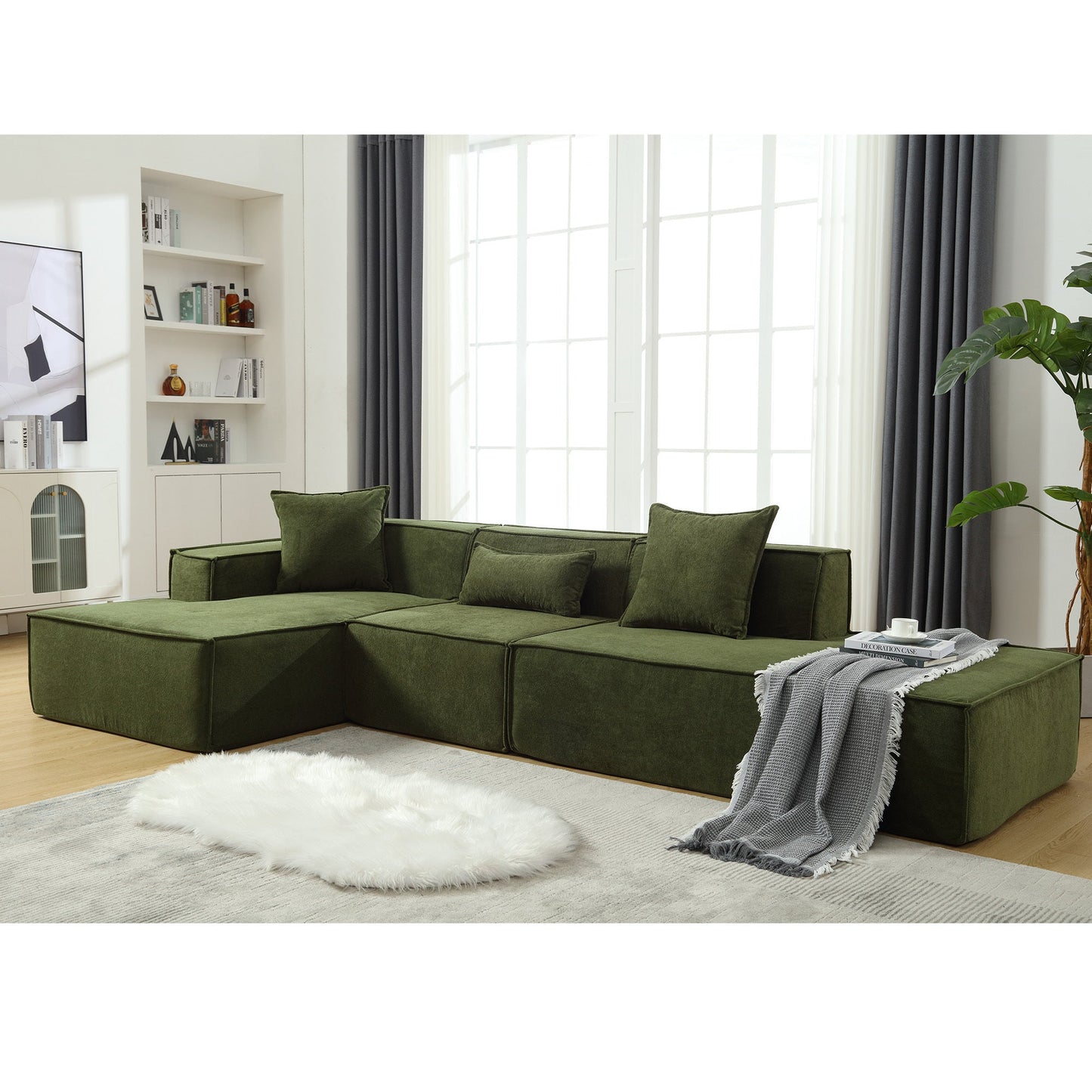 Modular combination living room sofa set, modern minimalist sofa, free