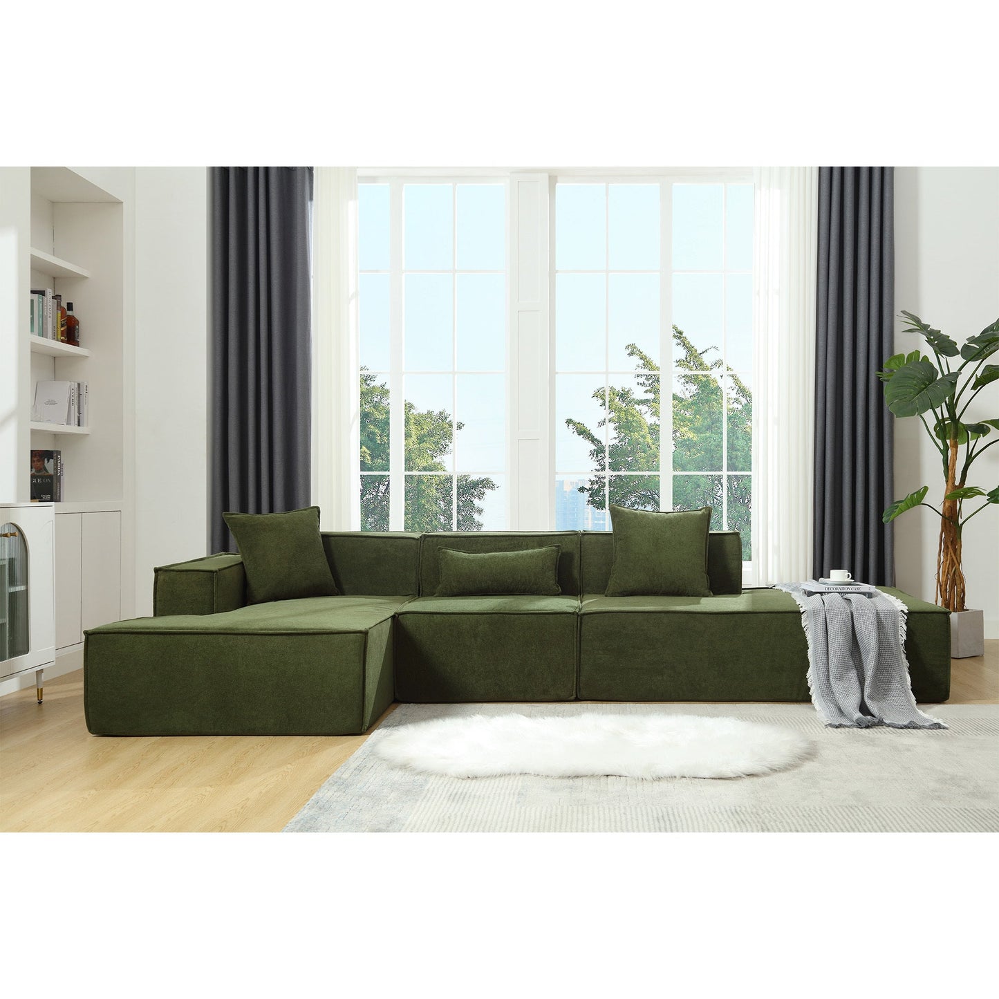 Modular combination living room sofa set, modern minimalist sofa, free
